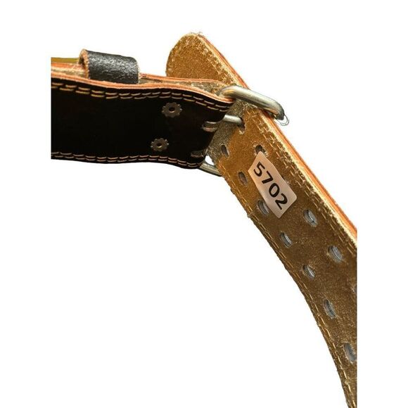 Harbinger Weightlifting Belt M Leather & Suede Black Adjustable Support for Stre - Picture 8 of 8